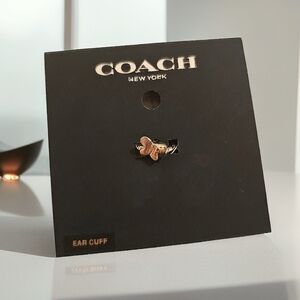 Coach Gold Butterfly Ear Cuff
